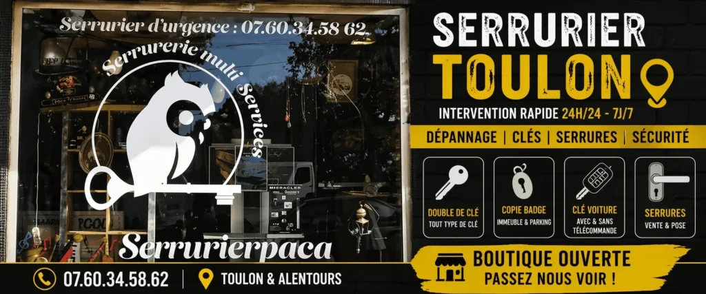 ouverture de porte toulon sans degat