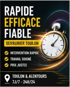 changement serrure toulon