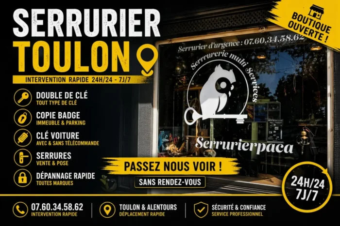serrurier domicile toulon